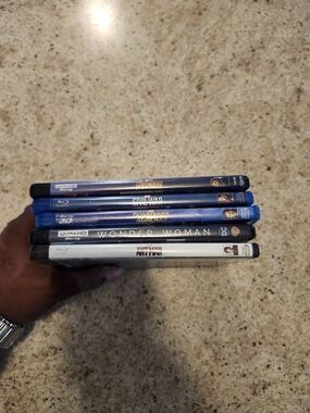 Marvel Blu-ray Bundle with Blue, Black, White Spines